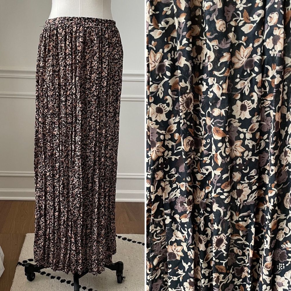 Vintage 90s Compagnie Internationale Express Broomstick Prairie Skirt S M